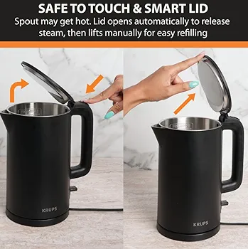 KRUPSクラップス　電気ケトルBW442D50 Control Line Cordless Kettle | Breakfast | Krups